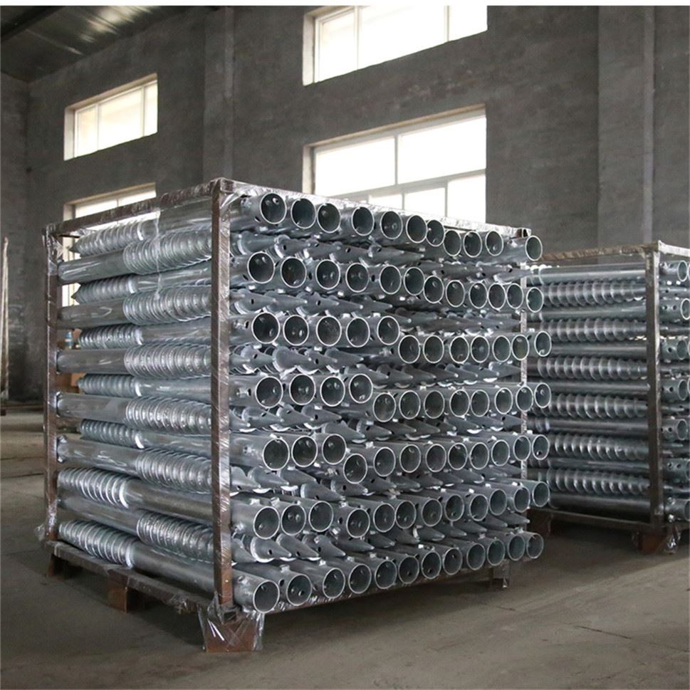 galvanized ground screw pile galvanized ground screw pile