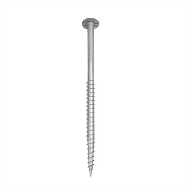 Galvanized Screw Piles With Round Flange