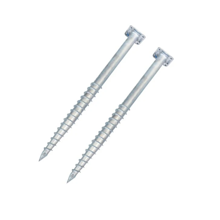 Solar Mounting Galvanized Q235 Steel Screw Piles