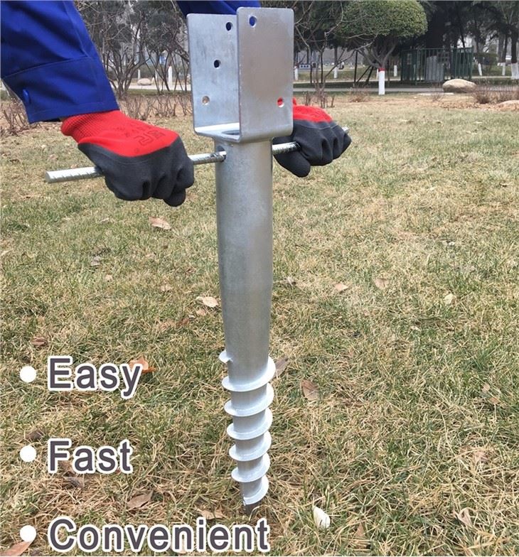Galvanized Ground Screw Anchor For House