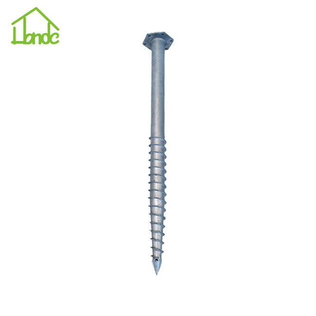 Good Metal Wooden House Fence Ground Screw