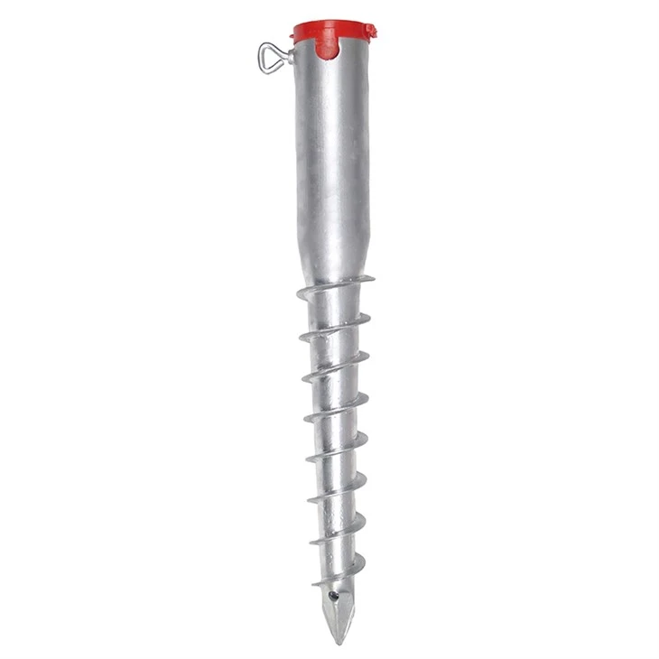 Ground Screw With Plastic Cap high quality