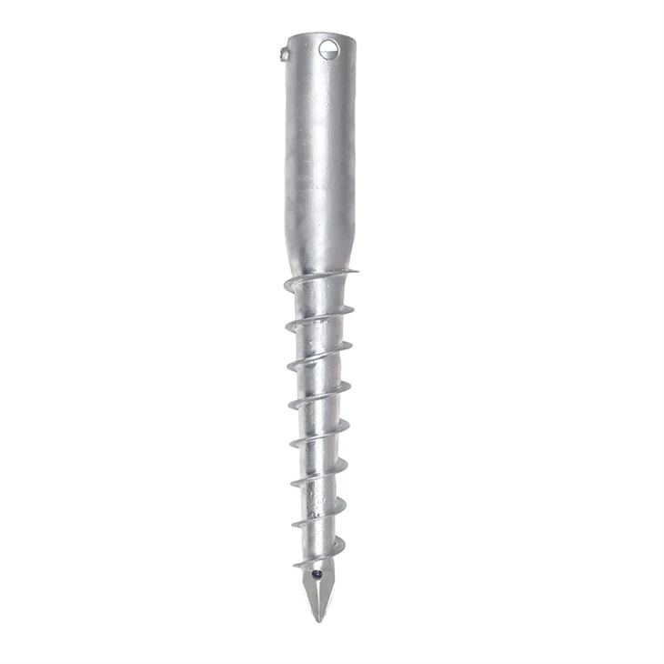 Ground Screw With Plastic Cap factory